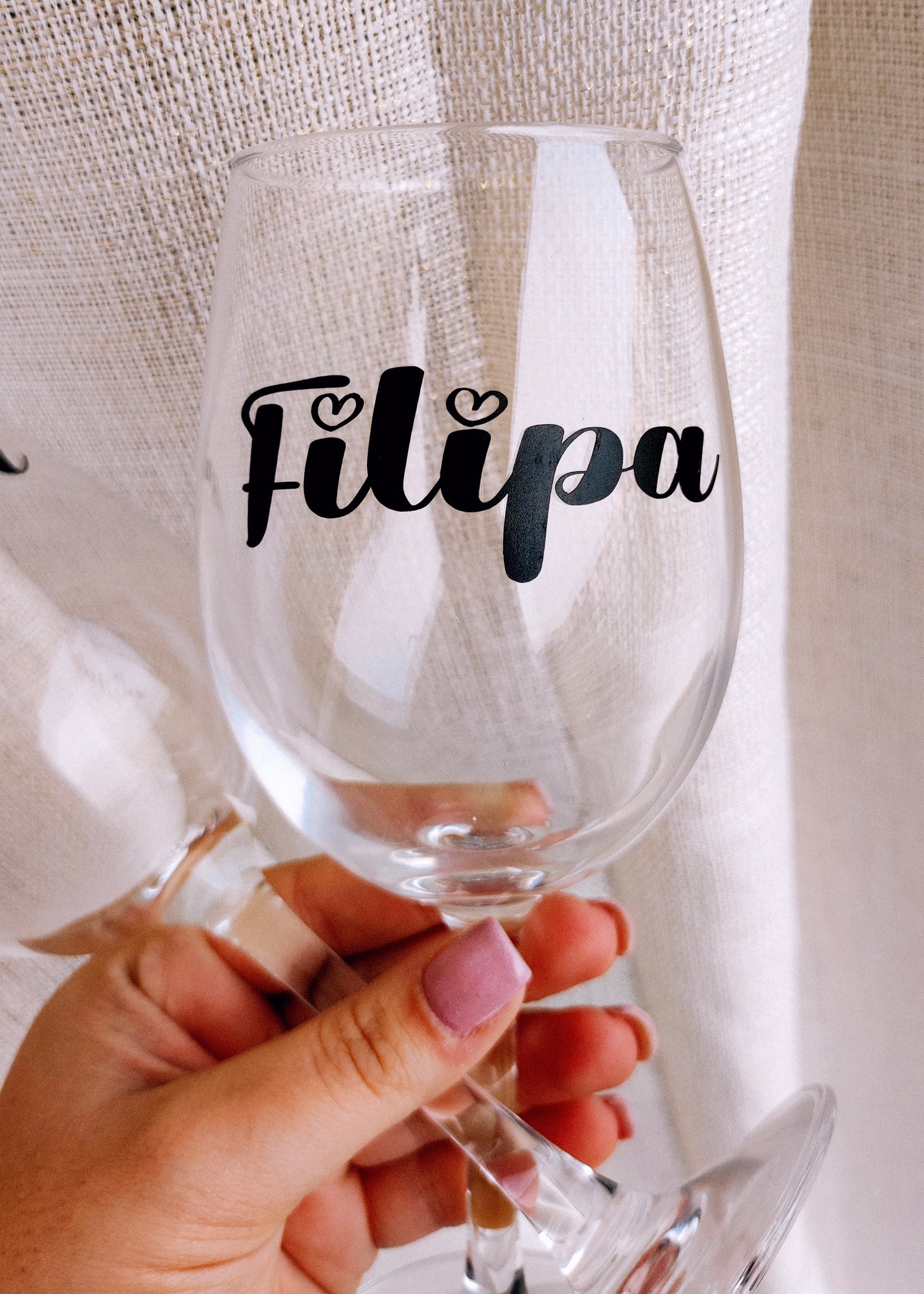 Copo de Vinho Personalizado