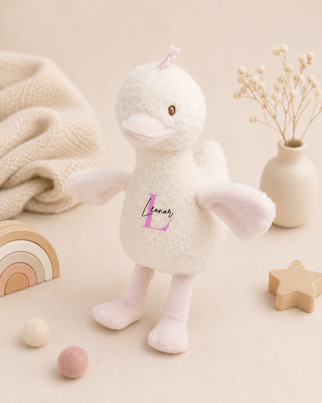 Boneco Pato para bebê Personalizado