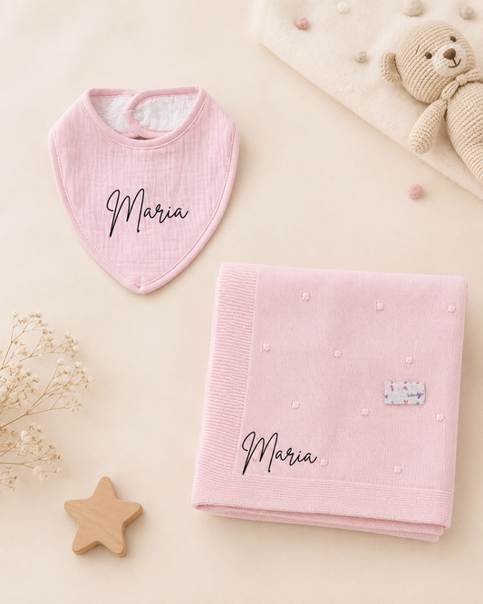 Babete e/ou Manta personalizada