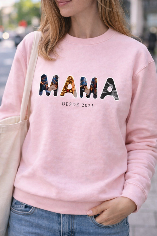 Sweatshirt MAMA / PAPA sem capuz