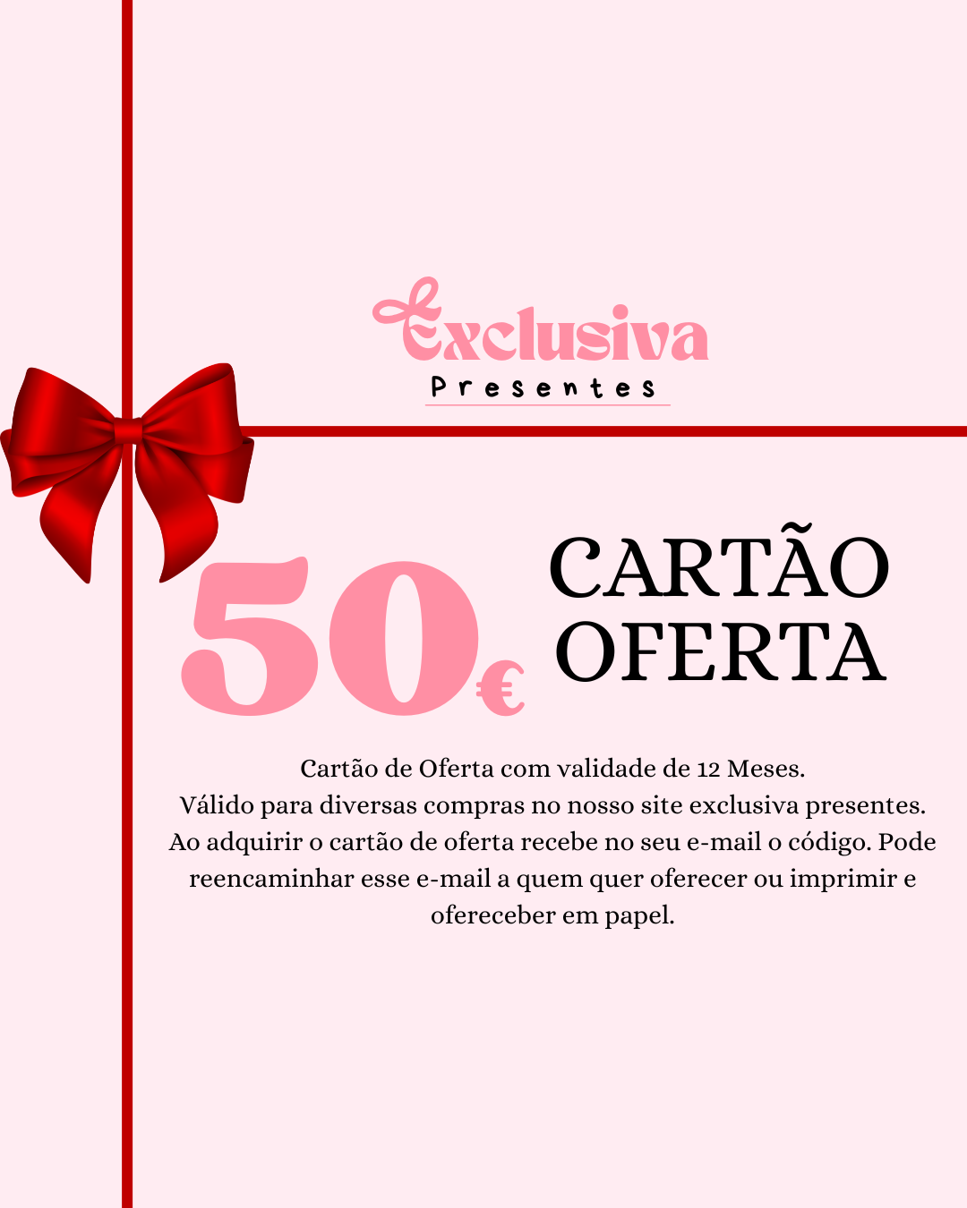 Cartão de Oferta Exclusiva Presentes