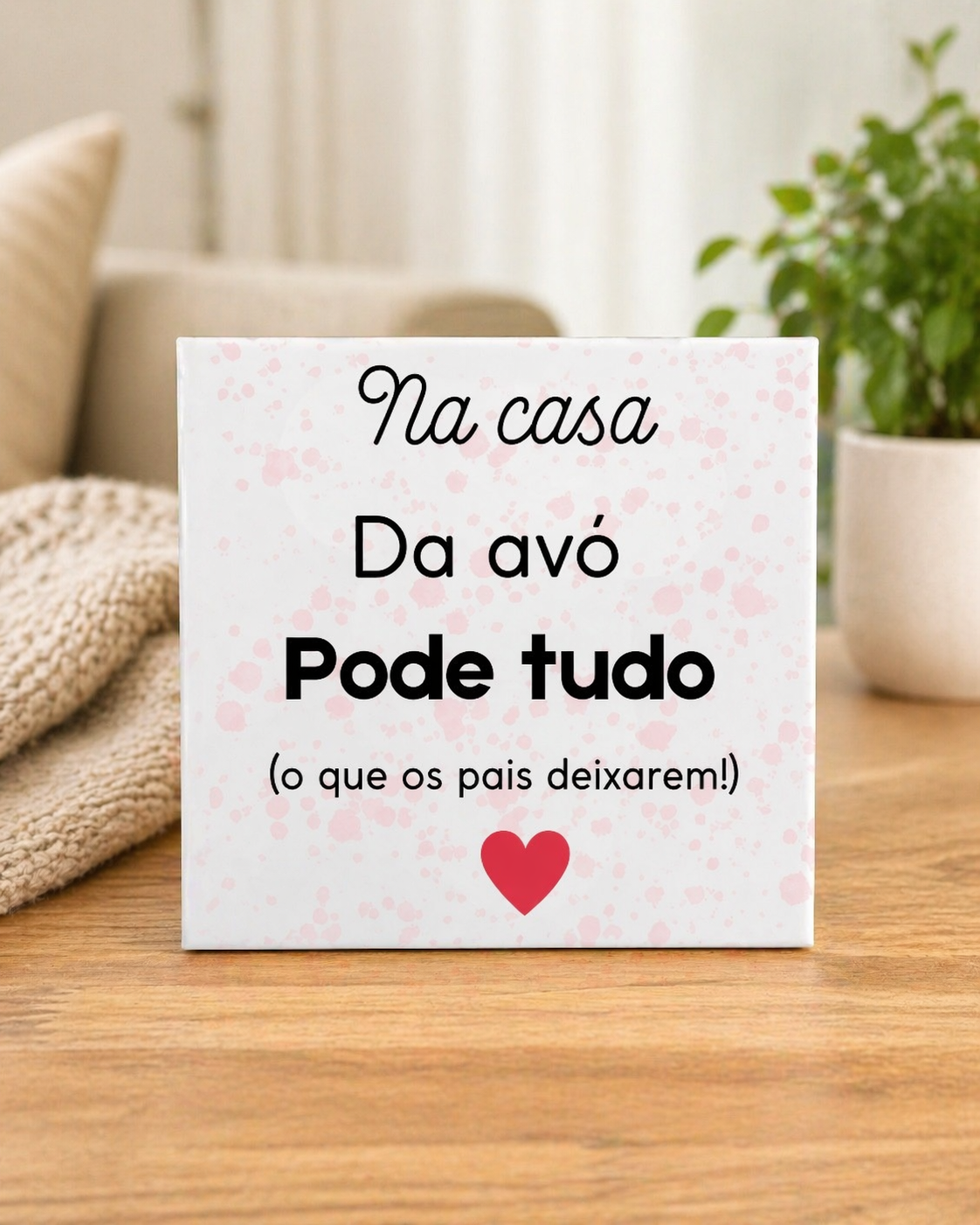 Azulejo " Na casa da Avó pode tudo ( o que os pais deixarem)