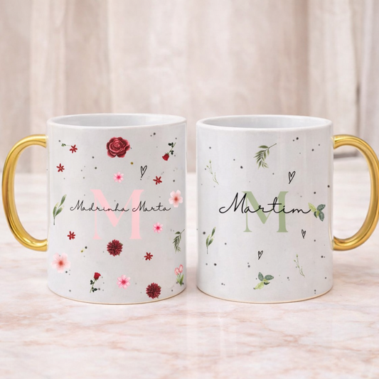 Caneca Flores