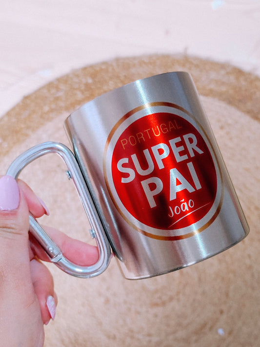 Caneca com Mosquetão "Super ... "