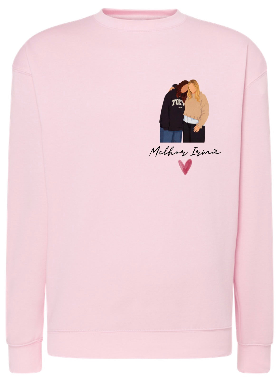 Sweatshirt Ilustração + Nome ou Frase